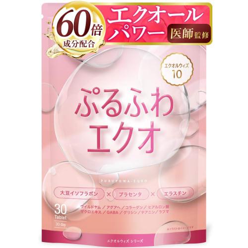 

Найбільша особливість - кількість інгредієнтів! Пуруфува Еквол Ізофлавон Еластин Добавка (30-денний запас) [Плацента x ГАМК x Колаген] Пуруфува Е