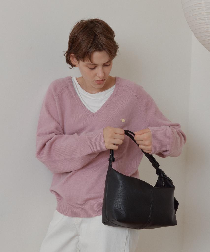 ANOETIC Anc V-Neck Knit_Pink