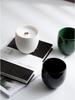 Easywin Glossy Ceramic Candle Holder - Minimalist Scented Soy Wax Ornaments