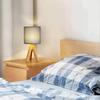 Modern Minimalist Wood Tripod Table Lamp for Hotel, Bedroom, or Study Room