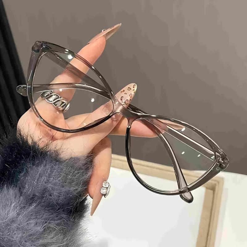 Fashion Cat Eye Frame Glasses Casual Fashion Item Glasses Suitable for Daily Wear Studying Readin