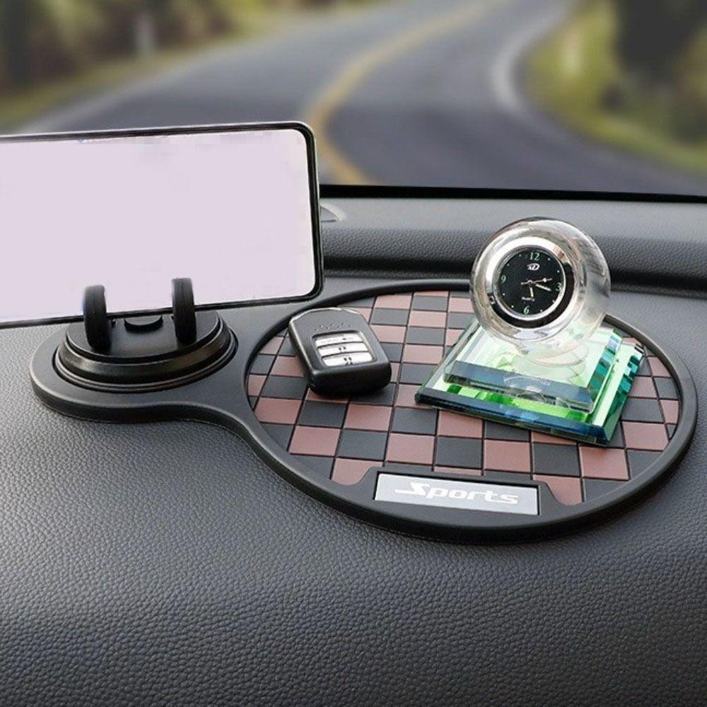 with Phone Holder Car Dashboard Pad Parking Phone Number Plate  for Car Center Console