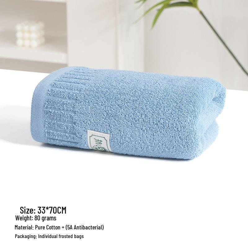 Antibakterielle reine Baumwolle einzeln verpackte Handtücher - Saugfähige Gesichts- & Badetücher für Erwachsene, Männer & Frauen