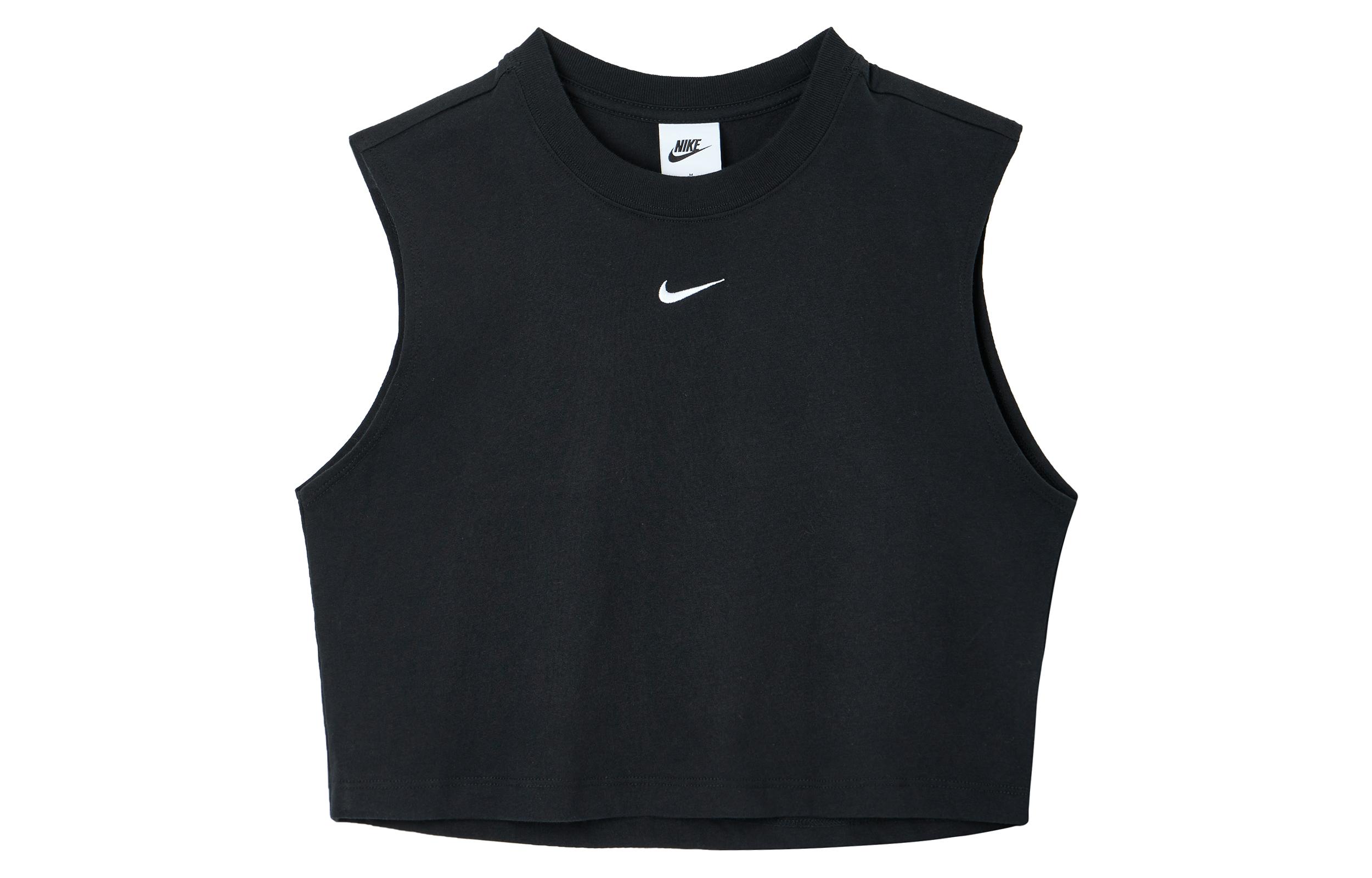 Nike Tank Tops Women s Black Crew Neck Moderate Other AR3204-010 L