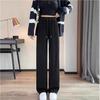 2024 Women's European Cotton High-Waisted Wide-Leg Chenille Pants - Autumn Casual Wear