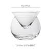 Luxury Crystal Glass Cocktail Set Martini Glass and Molecular Mixology Shaker Barware for Home Bar Party Supplies