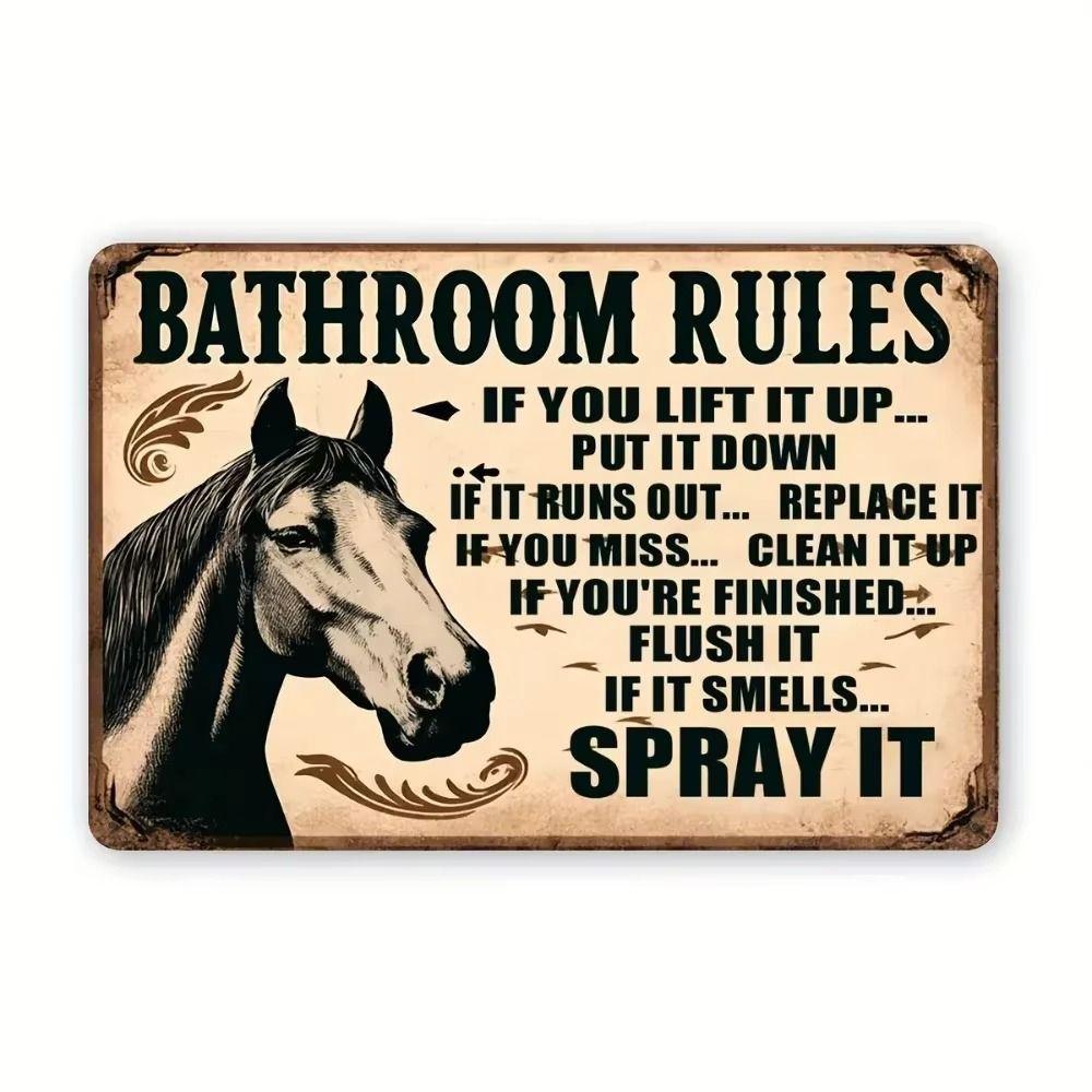 Tin Sign Wall Art Retro Metal Painting Home Decor 20x30cm