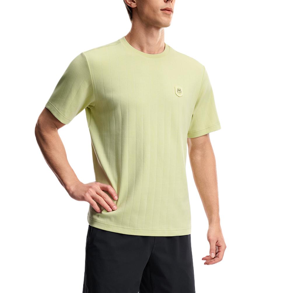 FILA Tennis Solid Color Crew Neck Pullover T-Shirt Men tops A11M623163FYE
