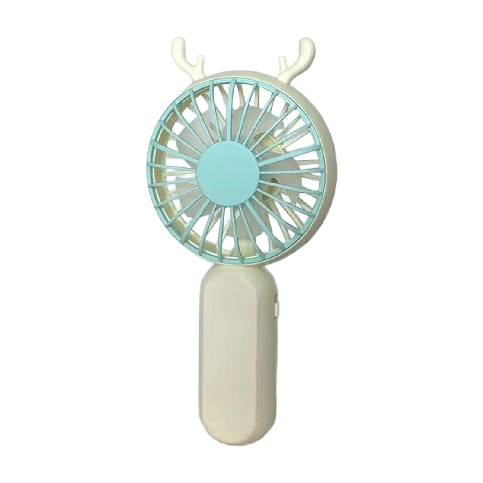 

Mini USB Handheld Fan Rechargeable Portable For Student Dormitory Use ABS Material Adjustable Wind Speed жовтий
