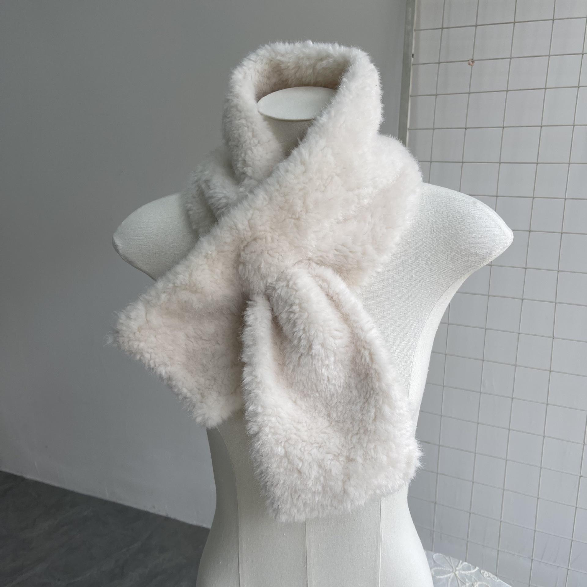 

Толстый Теплый Чехол для Шеи Уютный Плюшевый Шарф Снежинка Меховой Шарф Ветрозащитный Ветрозащитный Платок для Холодной Погоды Студенческий Уличный