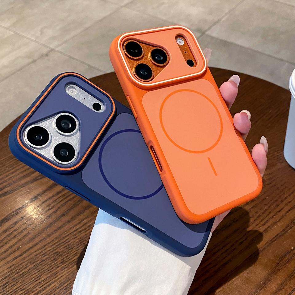 Matte Magnetic Phone Case For For Iphone 17 Air 13 11 12 14 1 16 Pro Max 17Pro Official Wireless Charge Protector Cover