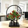 New Chinese Style Screen Divider With Small Fruit Faux Plants For Home Decor And Gifts