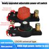 Interruptor Universal de Desconexão da Bateria do Carro 12V24V Disjuntor Manual Ferramenta Botão Sem Ferramentas Protetor Contra Descarga de Energia Vazamento Peças Automotivas