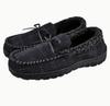 Winter European and American home plush slippers warm and non-slip indoor and outdoor bags heel large size men's cotton slippers Doudou shoes