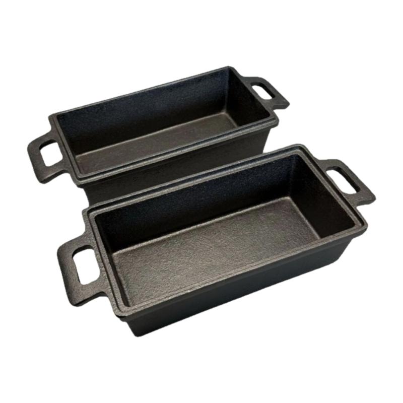 

Cast irons Loaf Pan With Cover Professional Bread Baking Mold Even Heat Distribution Sourdough Mould with Lid 1