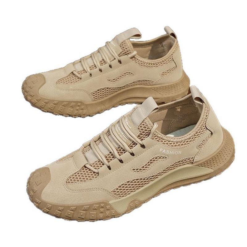Summer Breathable Mesh Shoes Fashion Trendy Men's Shoes Casual Shoes Outdoor Tooling Shoes Board Shoes Casual Sports Shoes Lightweight