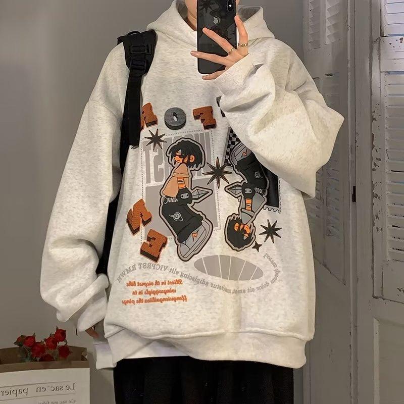 Oversize Heavy Sweater Boys Spring and Autumn Thin Large Size 2026 American Hooded Hip Hop Clothes Jacket Trendy Brand