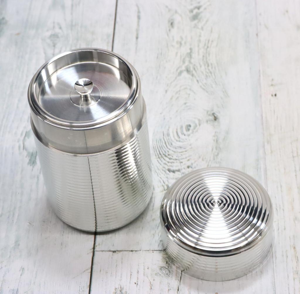 Osaka Tin Ware Tin Tea Pot Senju Gift Wrapping Specification (Suzuki) (polished)