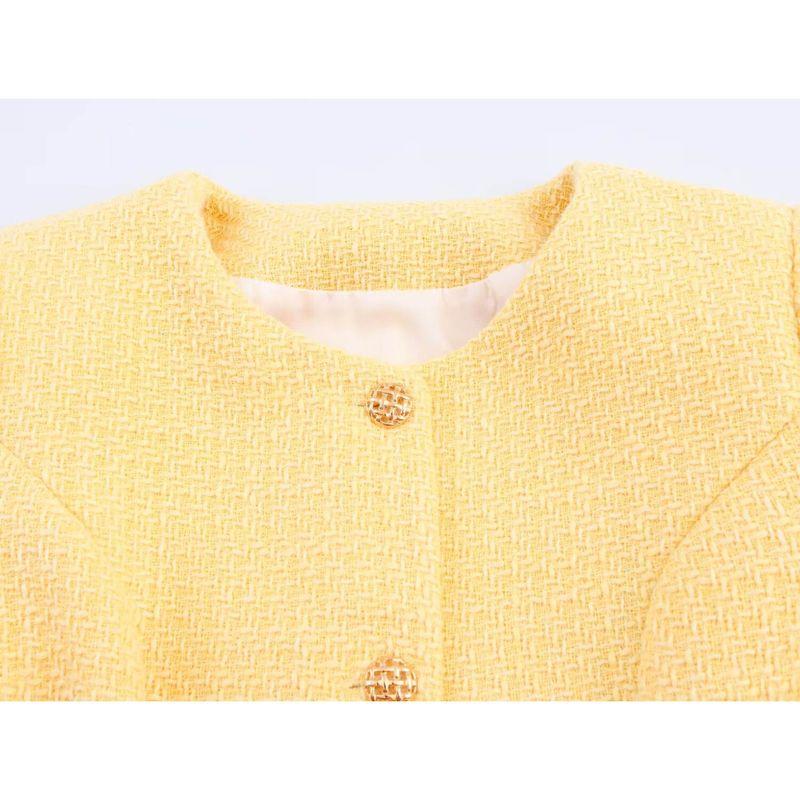 Kaslead New Women clothes Western Style Fashion Simple Graceful Autumn and Winter Sweet Top Skirt Two-piece Set