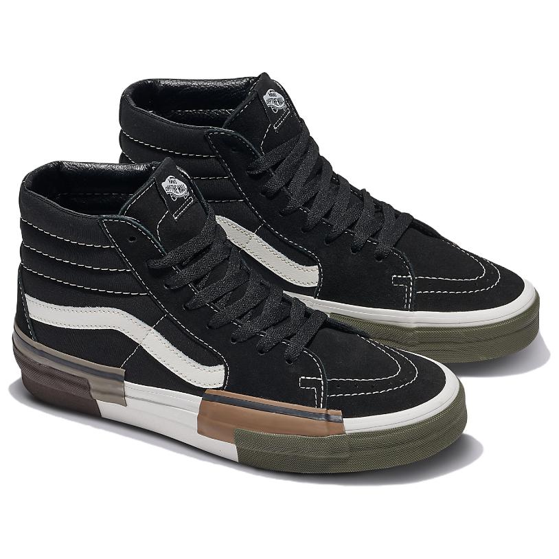 Vans Sk8 Comfortable Casual Simple High-Top Skate Shoes Unisex Sneakers Black VN000CRMBLK