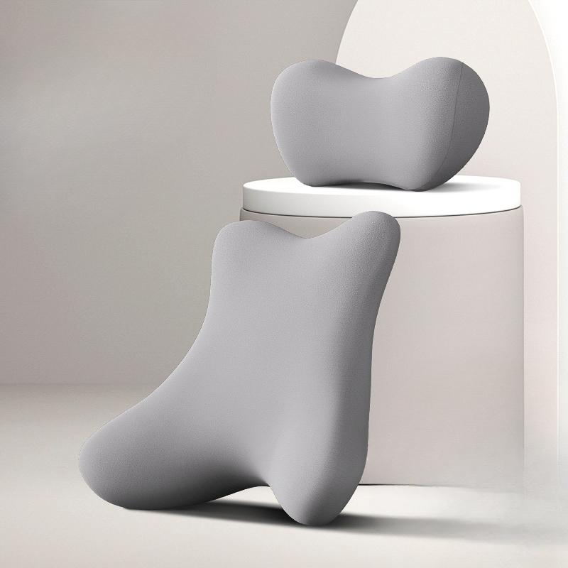 High-end car headrest and neck pillow, a pair of car seat driving pillows, Tesla lumbar support, car cushions for cars