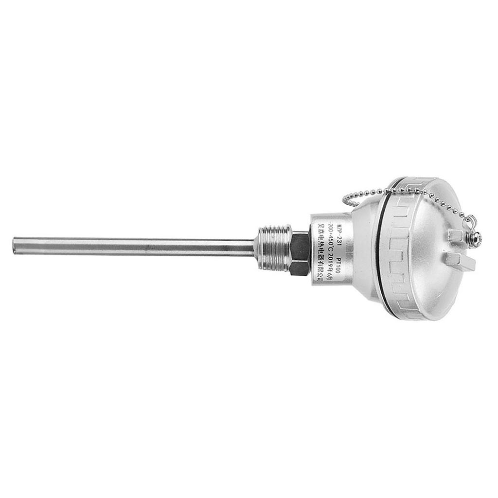 RTD PT100 Temperature Sensor Probe 1 2  NPT Thread Thermocouple Terminal Head(PT 100mm)