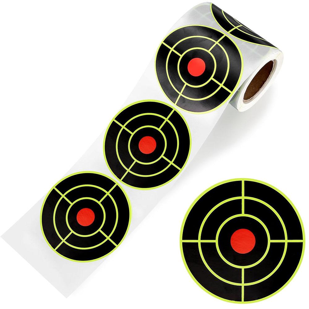 200pcs 7.6cm Self-Adhesive Shooting Splatter Targets Stickers