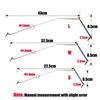 20pcs Saltwater Fishing Rig Arms Branches with Swivels Stainless Wire Arms Balance 20cm 30cm 40cm