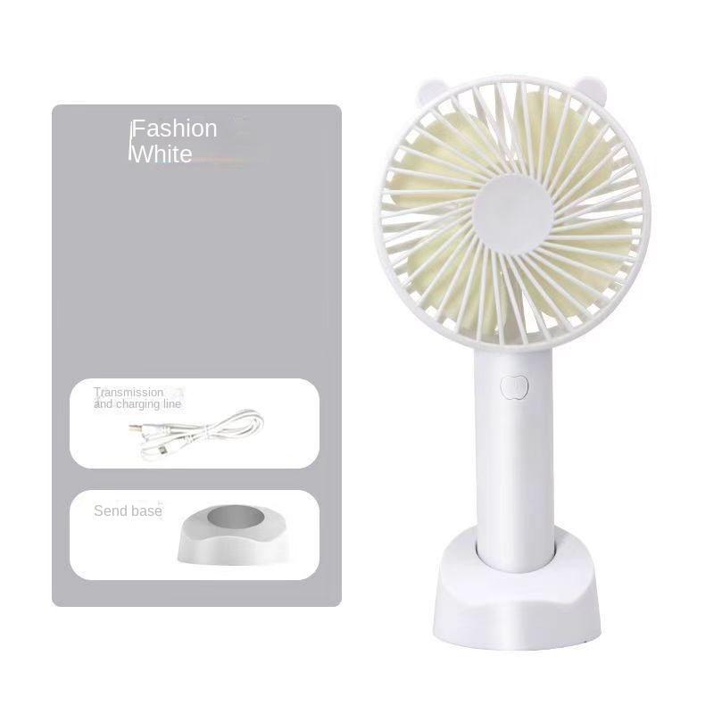 New Portable Bladeless Hanging Neck Fan with LED Digital Display Ice Ceramic Cooling Colorful Light