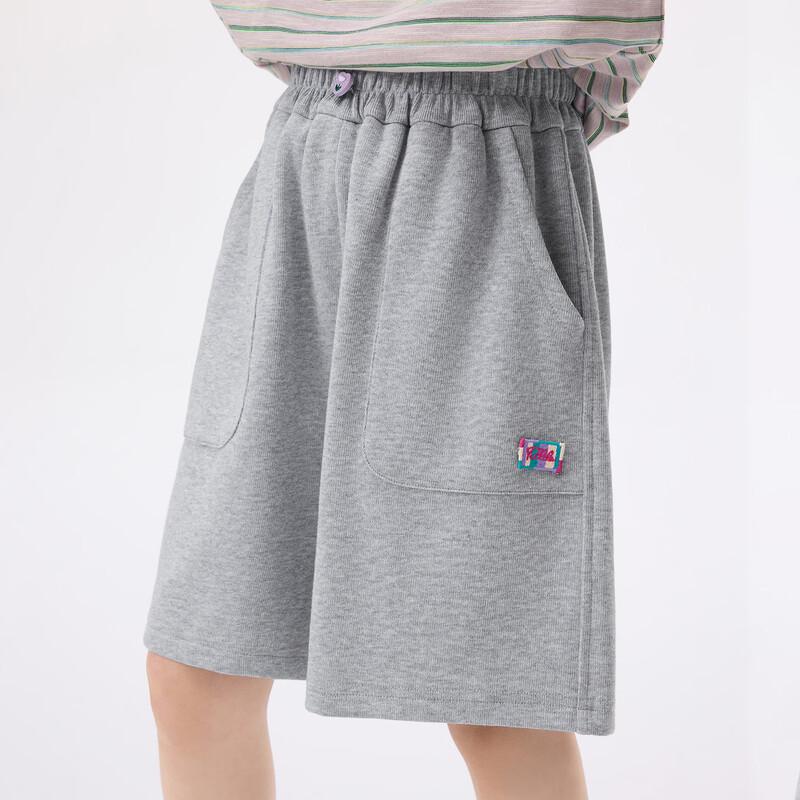 Girls' Elastic Waist Wide-Leg Summer Shorts