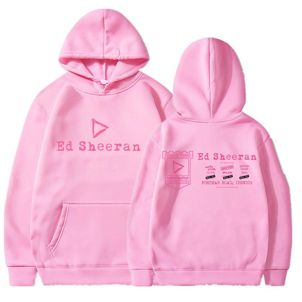 Korean Fashion Hoodies Ed Sheeran Play Tour 2025 Merch Tops Men Women Clothing Fashion Vintage Clothes for Teens Cotton Hoodie