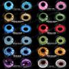 Eyeshare 1 Pair Halloween Color Contact Lenses for Eyes Red Blue Purple Lenses 14.5mm Cosplay Anime Cosmetics Makeup Colored Lenses