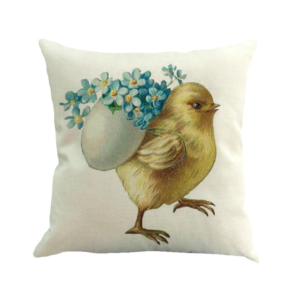 Easter Sofa Bed Home Decoration Festival Pillow Case Cushion Cover
