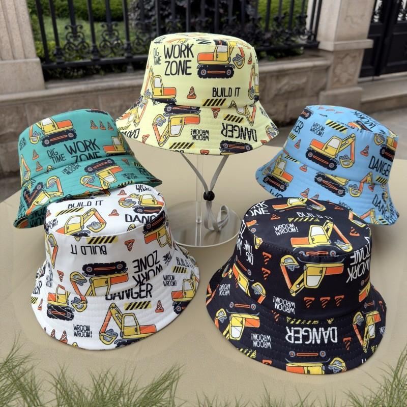 Childrens Fisherman Cap With Breathable Cotton Polyester Blend For Spring And Summer
