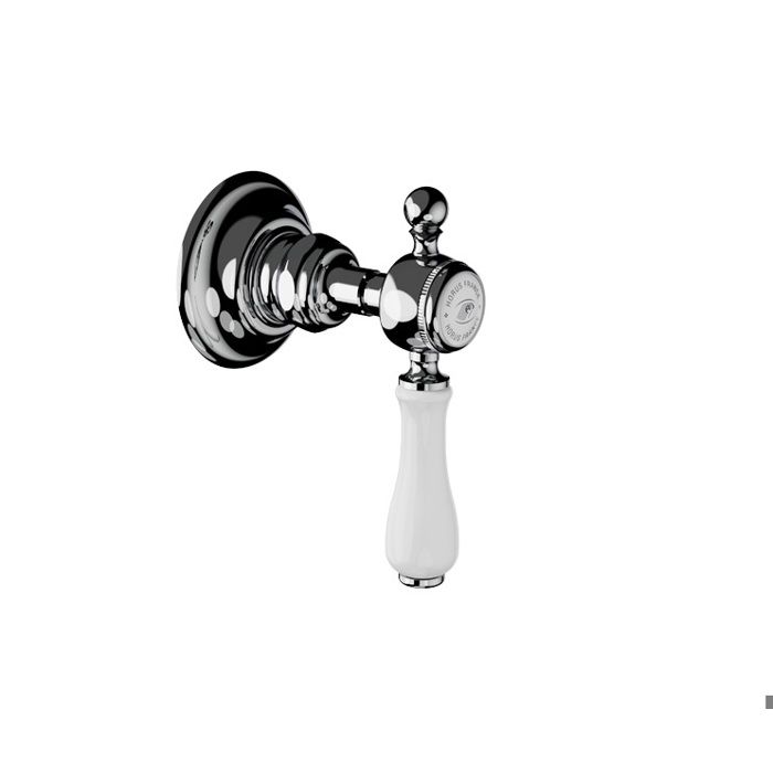 HORUS VICTORIA Trim for Built-in Faucet and for Diverter-porcelain Handle Ref 19578 CH