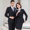 Teluoman Unisex Slim Fit Professional Suit Set