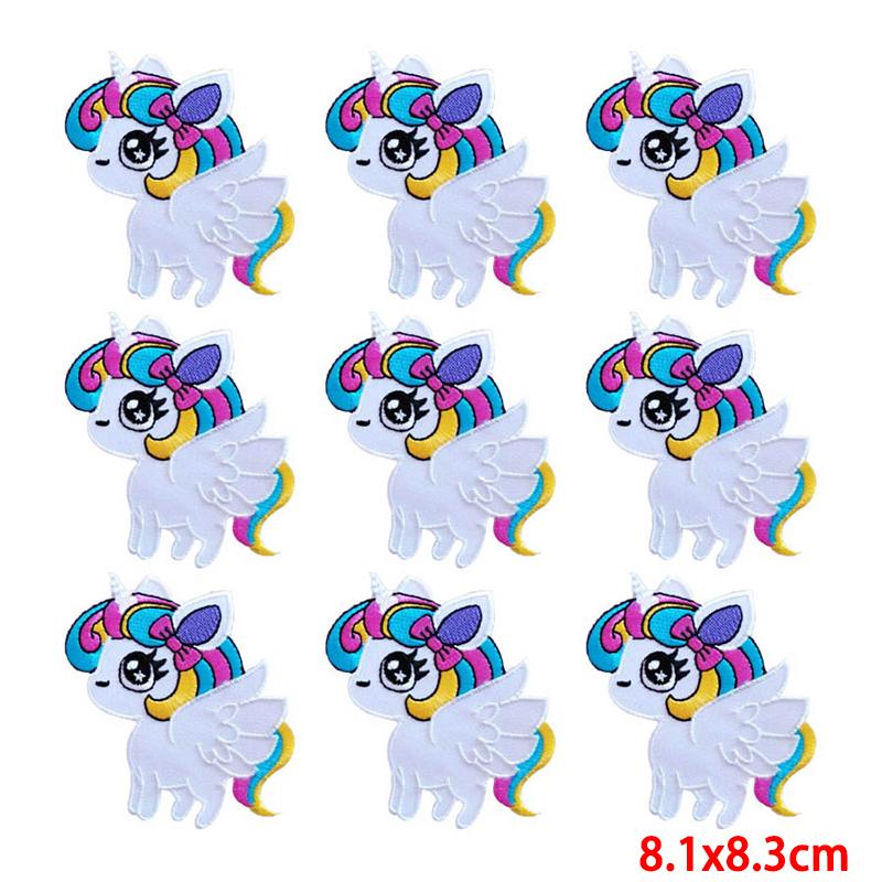 10 Pcs/lot Wholesale Embroidery Patch Iron On Patches For Clothing Patches On Clothes Jackets Decor Applique Sew Supplies