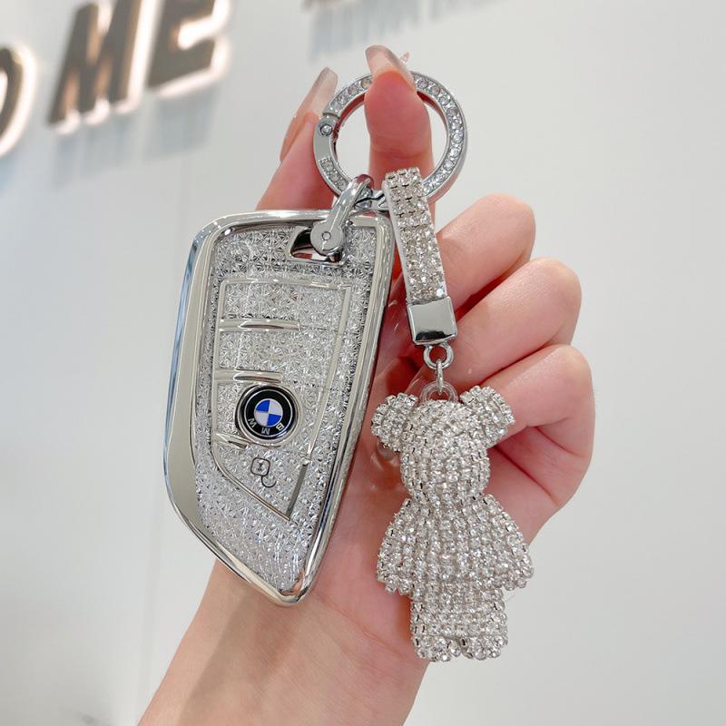 Premium Key Case for BMW 3, 5 Series, X1, X2, X3, X5, 320li, 525li, I3 - Elegant Design for Women