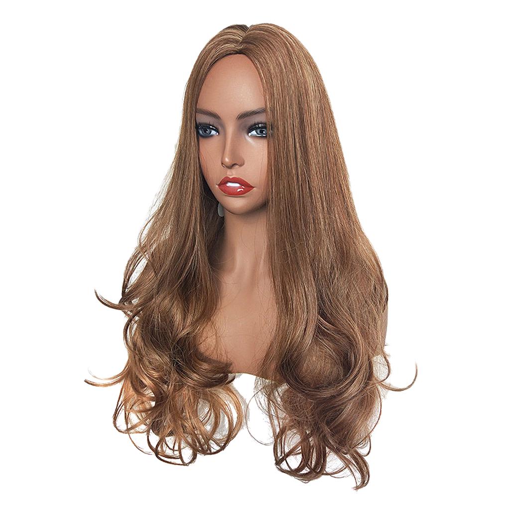 Long brown wig fancy dress Clearance