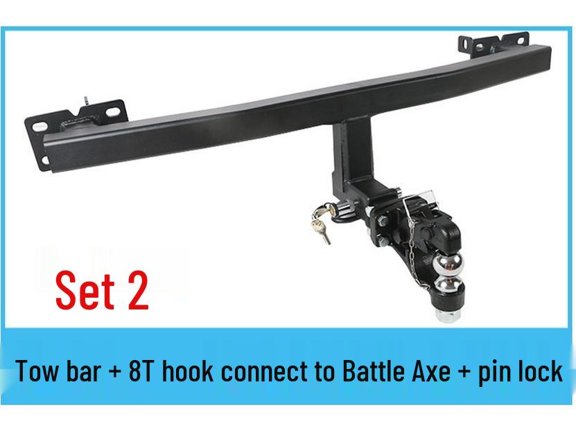 Compatible Tow Hook for Mercedes-Benz GLK350/260/300 - Rear Detachable Trailer and Rogue Hook