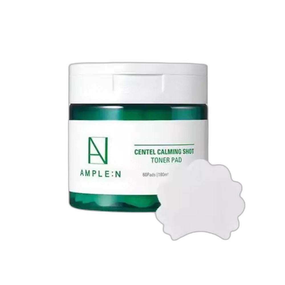 Coreana AMPLE N Centella Calming Shot Toner Pad Glass Skin Cica 60 Sheets