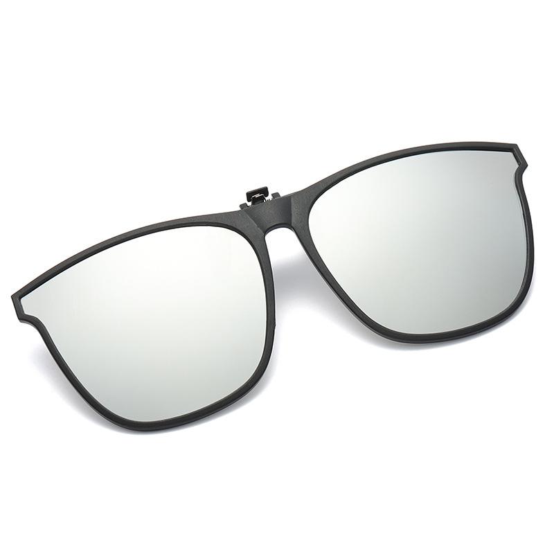 Polarized Clip On Sunglasses Men Women Pochromic Car Driver Goggles Night Vision Glasses Anti Glare Vintage Square Glasses