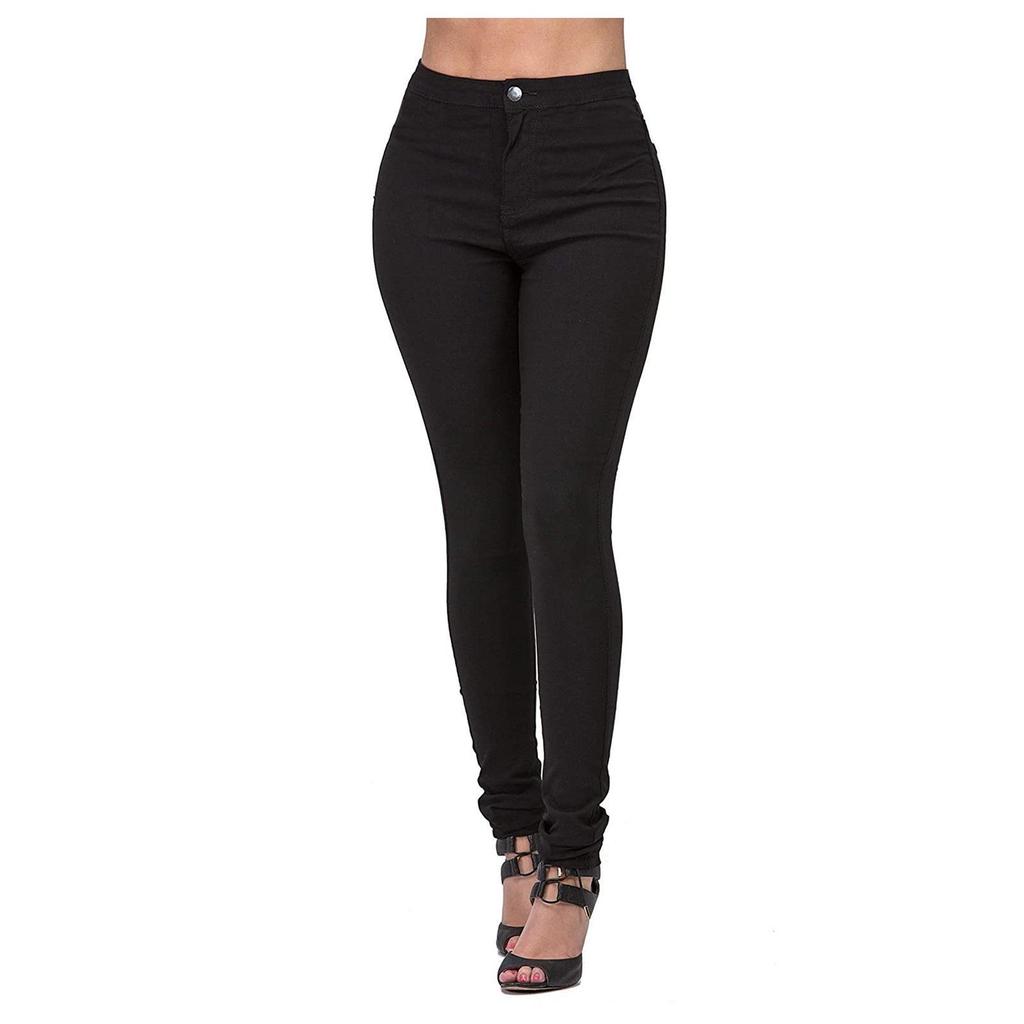 Women's Slim Fit Multi-Color Elastic Denim Pants