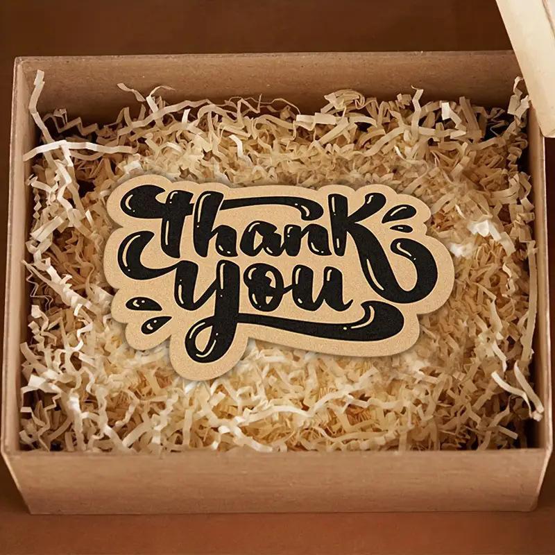 100/50Pcs Unique Thank You Cards Small Business Pink Blue Double-Sided Thank You Cards Unique Package Insert Notes for Gifts