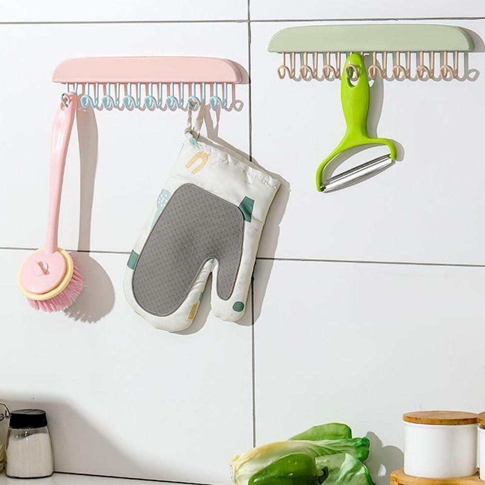 Cloth Hook Wardrobe Storage Organiser Anti Slip Tie Rack Hanger Multi Hanging Storage Hanger  Home