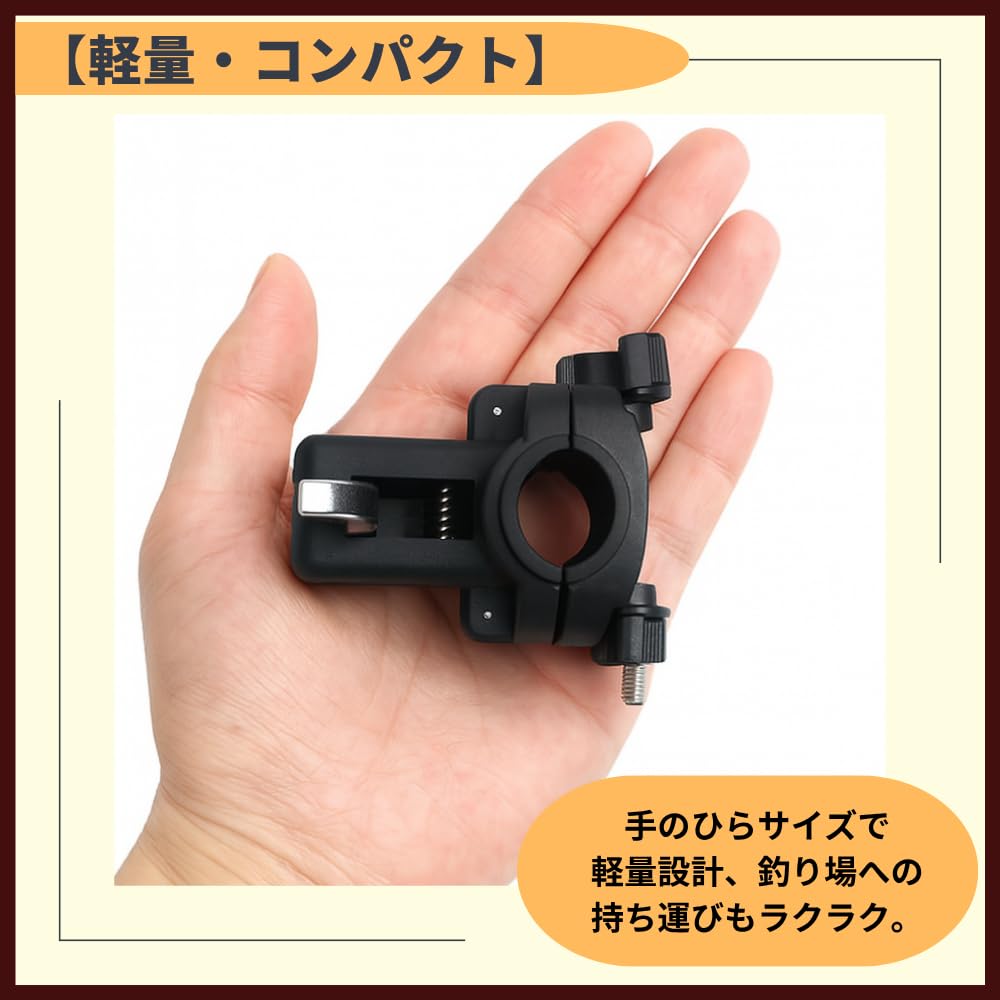 ideamall Piton Rod Holder, Rod Clamp, Rod Keeper, Boat Fishing Handrail