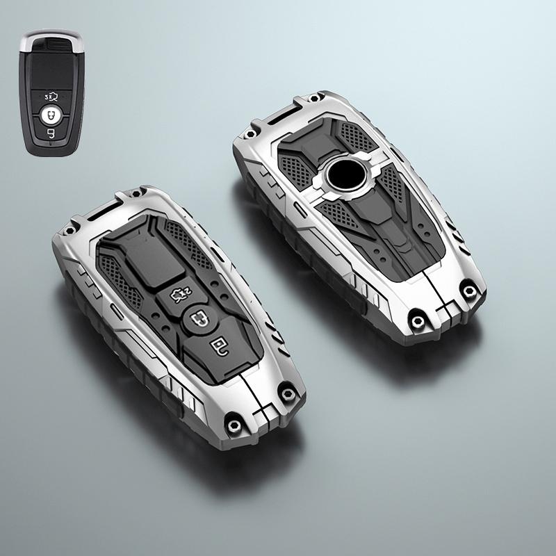 Zinc Alloy Car Key Case Cover Shell for Ford Mondeo Explorer Edge Expedition Fusion Mustang Focus C-Max S-Max Everest for Lincol