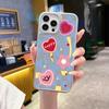 Foreign Trade Explosion Color Contrast Cool Love iPhone13 Mobile Phone Case Apple 17promax Matte Bare Metal Feel Advanced