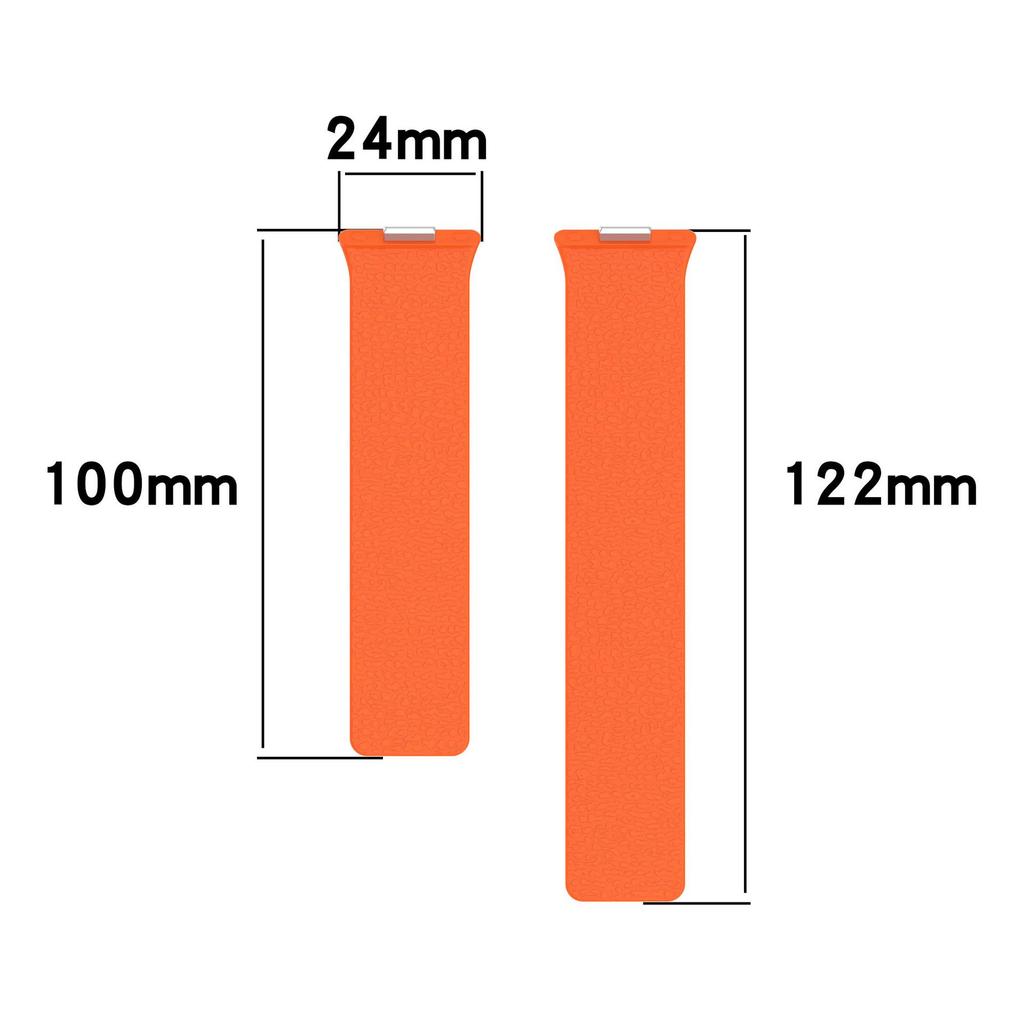 Lychee-patterned Strap for Huawei watch fit 5 5pro  Magnetic silicone loop Band for Huawei watch fit 3 4 4Pro sport Bracelet