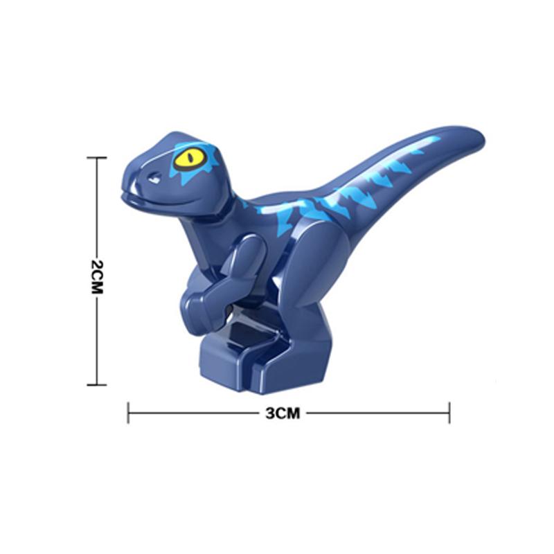 

Юрский Динозавр Гнездо Детские Строительные Блоки Игрушки Коллекция Сувенир Подарок День Рождения Юрский Рекс Раптор синий